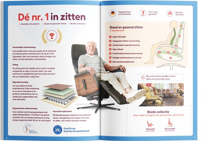 Gratis proefzitten aan huis