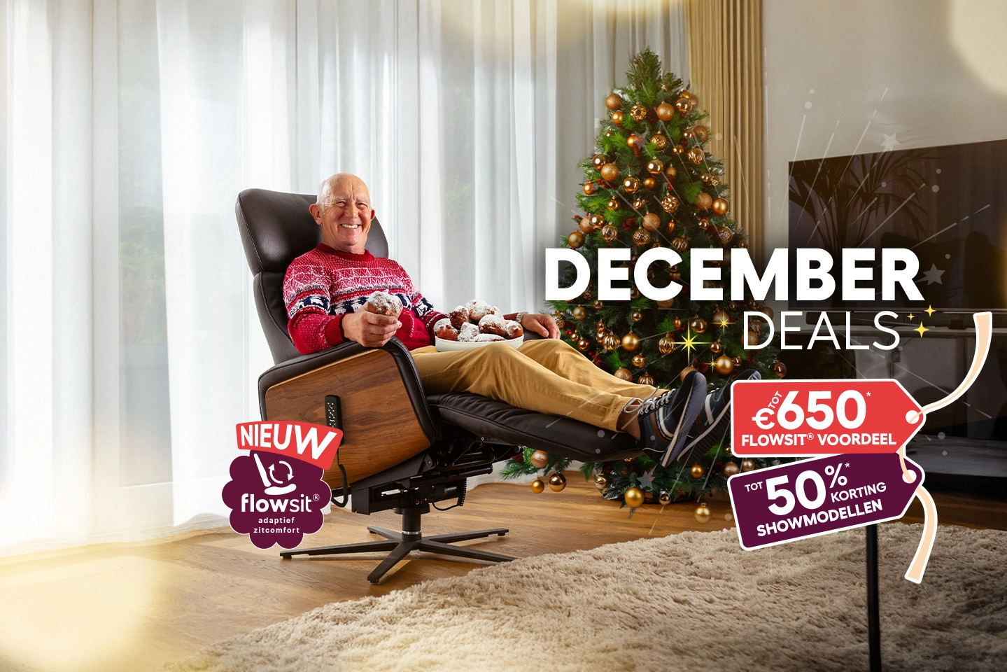 Relaxfauteuils en sta-op-stoelen