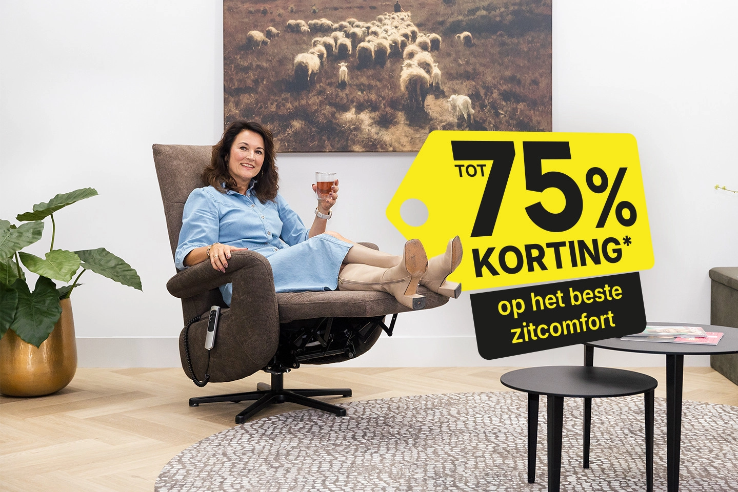 Heerlijk zitten is nu nog voordeliger