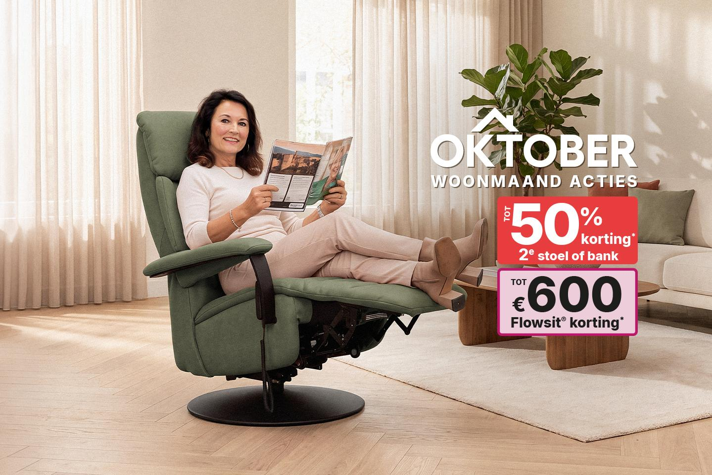 Relaxfauteuils en sta-op-stoelen