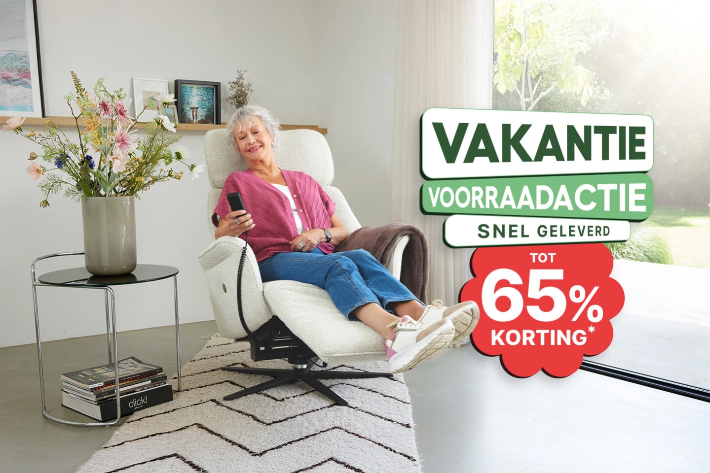 Sta-op-stoelen en relaxfauteuils