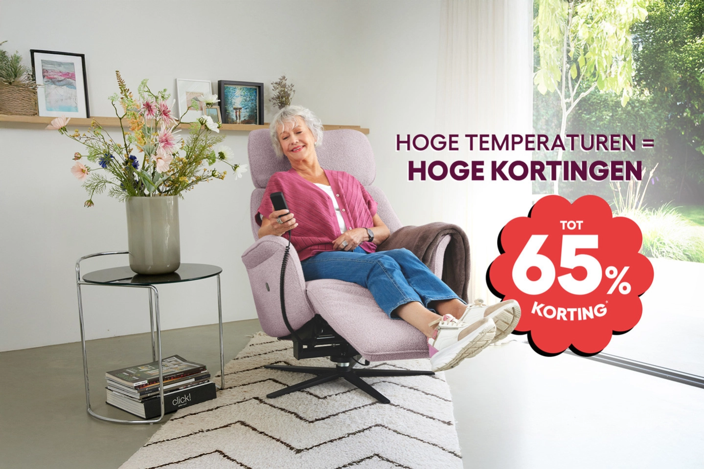 Hoge temperaturen,hoge kortingen