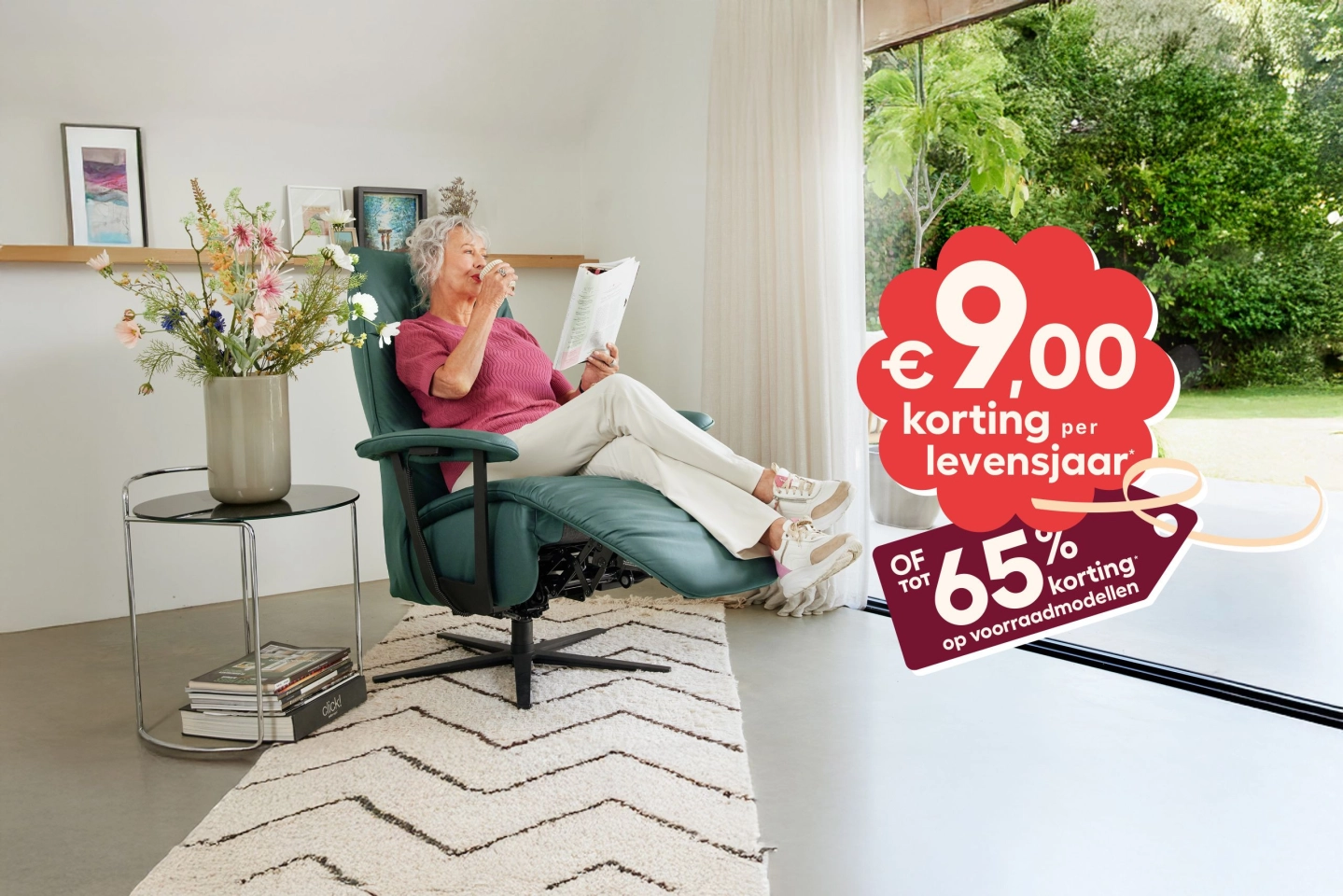 Sta-op-stoelen en relaxfauteuils